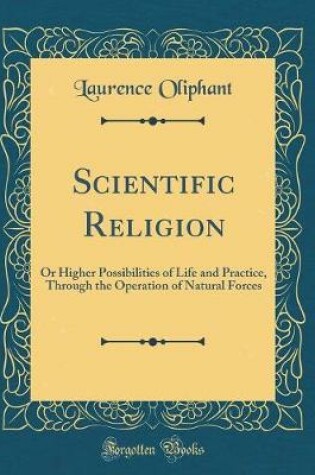 Cover of Scientific Religion