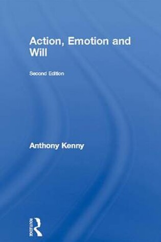 Cover of Action, Emotion and Will