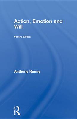 Book cover for Action, Emotion and Will