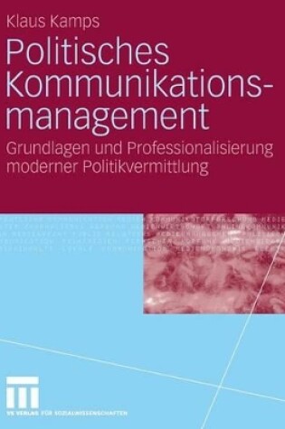 Cover of Politisches Kommunikationsmanagement