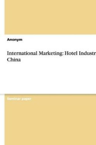 Cover of International Marketing
