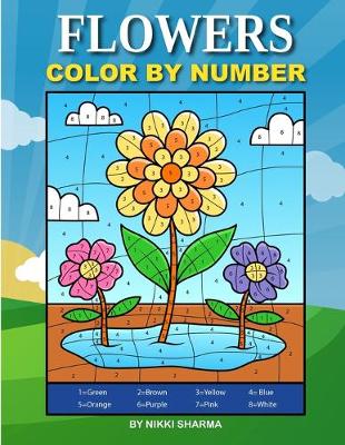 Book cover for Flowers Color By Number