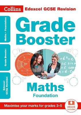 Book cover for Edexcel GCSE 9-1 Maths Foundation Grade Booster (Grades 3-5)