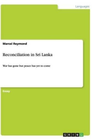 Cover of Reconciliation in Sri Lanka