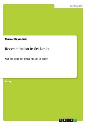 Book cover for Reconciliation in Sri Lanka