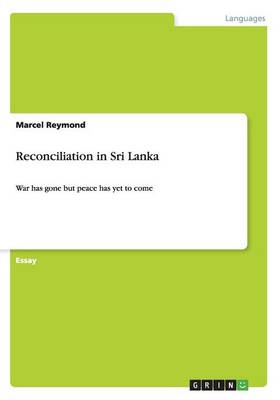 Book cover for Reconciliation in Sri Lanka