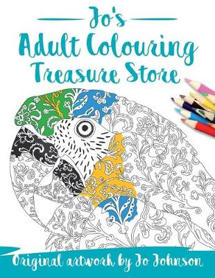 Book cover for Jo's Adult Colouring Treasure Store