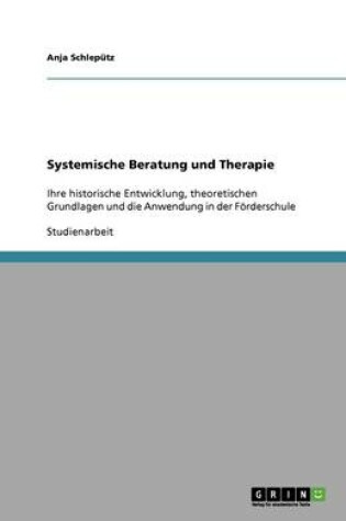 Cover of Systemische Beratung und Therapie