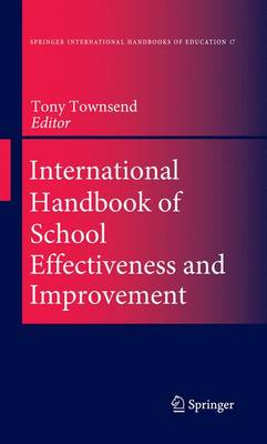 Book cover for International Handbook of School Effectiveness and Improvement