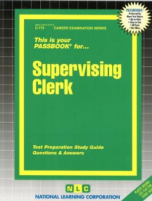 Book cover for Supervising Clerk