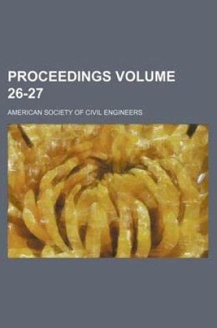 Cover of Proceedings Volume 26-27