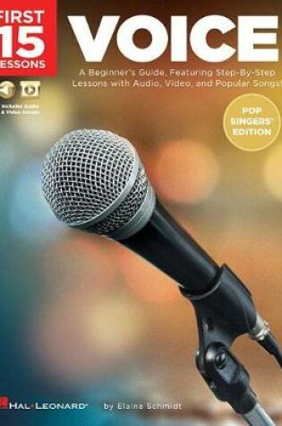 Cover of First 15 Lessons - Voice Pop Singers' Edition