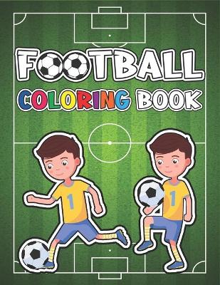 Book cover for Football Coloring Book