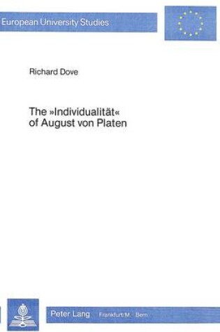 Cover of "Individualitat" of August von Platen