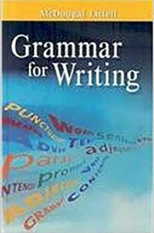 Cover of Mllit08 Grammar for Writing Gr 6