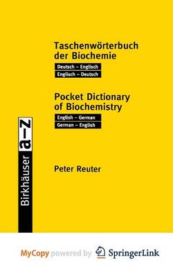 Book cover for Taschenworterbuch Der Biochemie Pocket Dictionary of Biochemistry