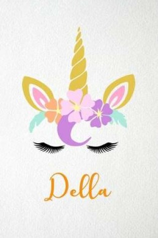 Cover of Della A5 Lined Notebook 110 Pages