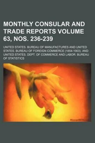 Cover of Monthly Consular and Trade Reports Volume 63, Nos. 236-239