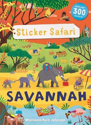Book cover for Sticker Safari: Savannah