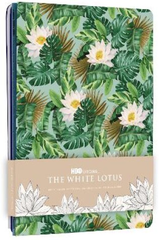 Cover of The White Lotus Sewn Notebook Collection (Set of 3)