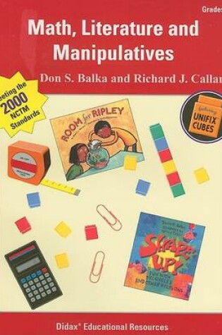 Cover of Math, Literature and Manipulatives