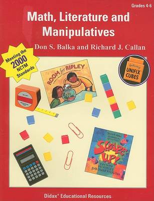 Book cover for Math, Literature and Manipulatives