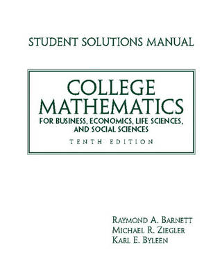 Book cover for Student's Solutions Manual