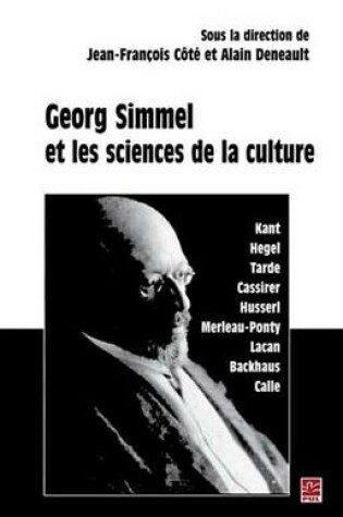 Cover of Georg Simmel Et Les Sciences de Culture