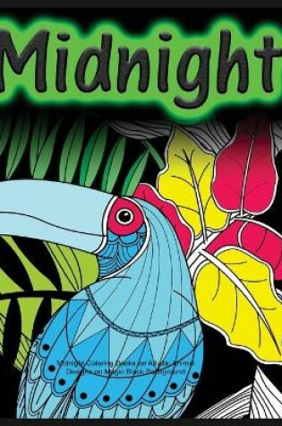 Cover of Midnight Coloring Books for Adults