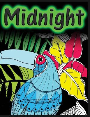 Book cover for Midnight Coloring Books for Adults