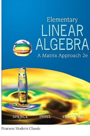 Cover of Elementary Linear Algebra (Classic Version)