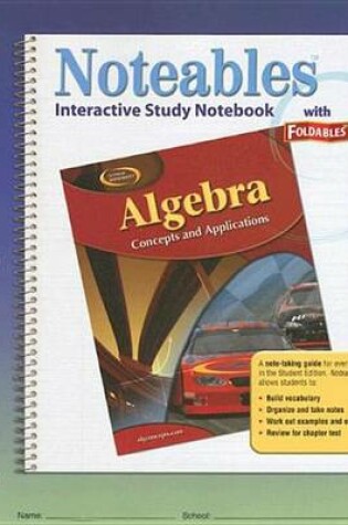 Cover of Algebra: Concepts and Applications