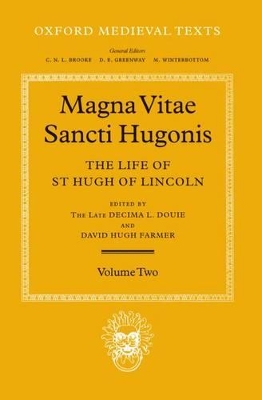 Cover of Magna Vita Sancti Hugonis: Volume II