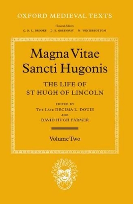 Book cover for Magna Vita Sancti Hugonis: Volume II