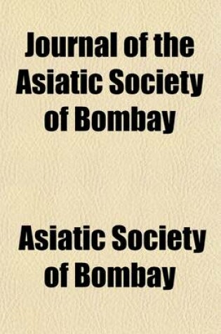 Cover of Journal of the Asiatic Society of Bombay (Volume 20)