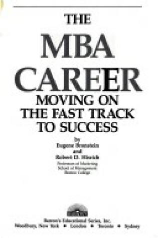 Cover of M.B.A. Career