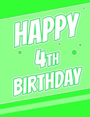 Book cover for Happy 4th Birthday