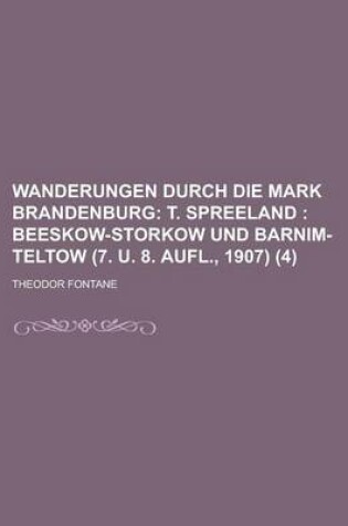 Cover of Wanderungen Durch Die Mark Brandenburg (4)