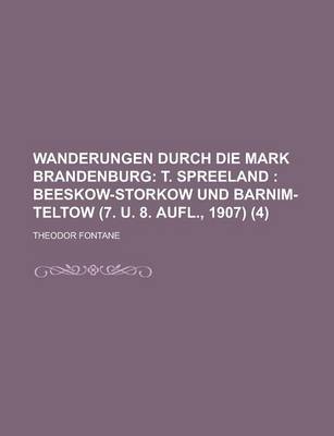 Book cover for Wanderungen Durch Die Mark Brandenburg (4)