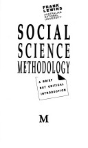 Book cover for Social Science Methodology