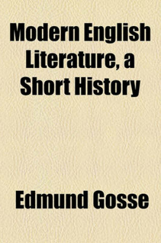 Cover of Modern English Literature, a Short History