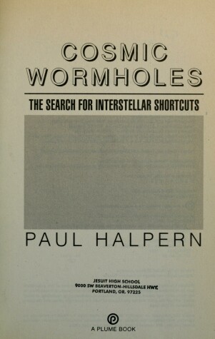 Book cover for Cosmic Wormholes