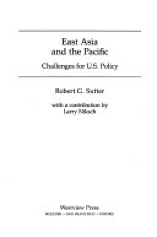 Cover of East Asia And The Pacific