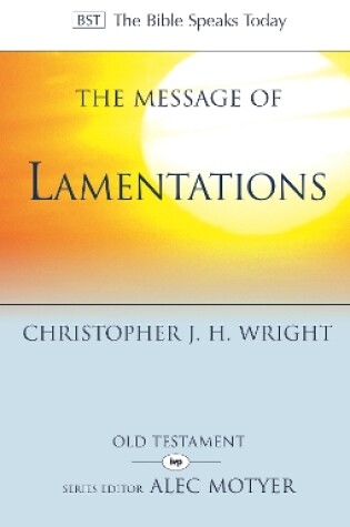 Cover of The Message of Lamentations