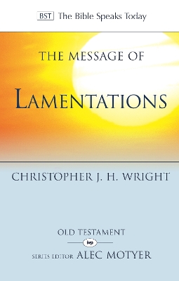 Book cover for The Message of Lamentations