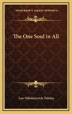 Book cover for The One Soul in All