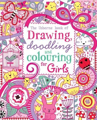 Book cover for Drawing, Doodling and Colouring for Girls