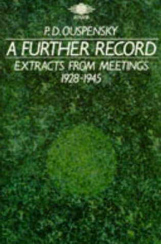 Cover of A Further Record