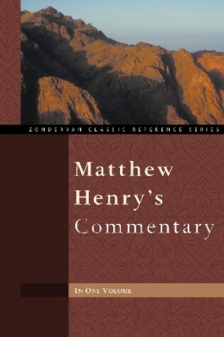 Cover of Matthew Henry's Commentary