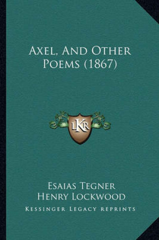 Cover of Axel, and Other Poems (1867)